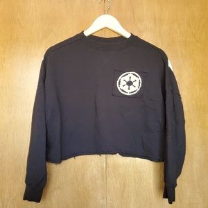 Star Wars Cropped Crewneck Sweater